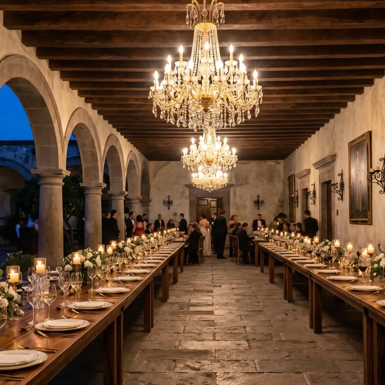 Mesas decoradas para evento